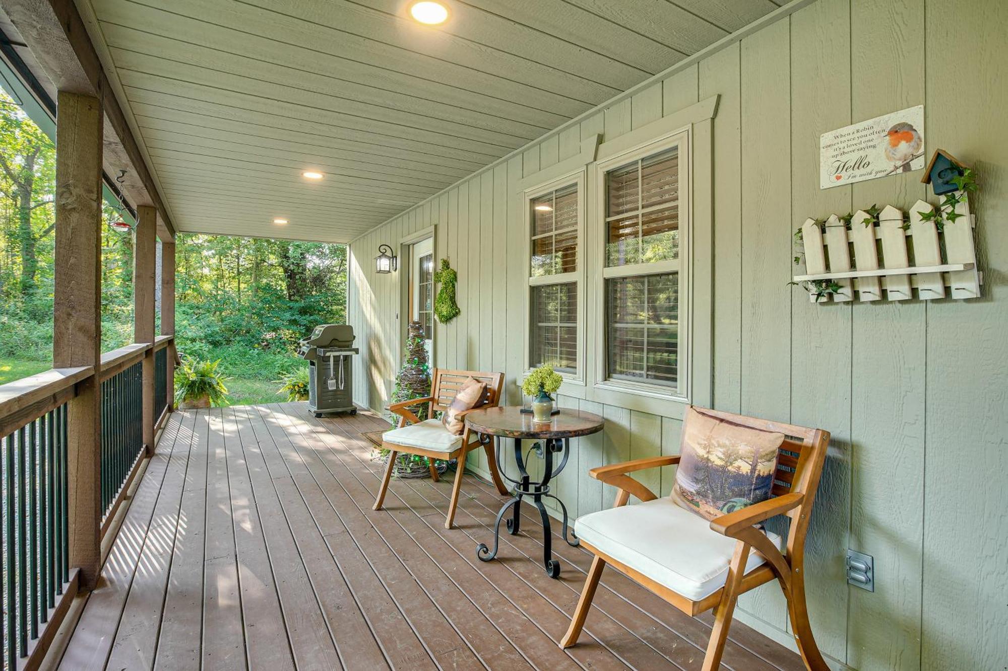 Idyllic Cabin In The Heart Of Hocking Hills Rockbridge Esterno foto