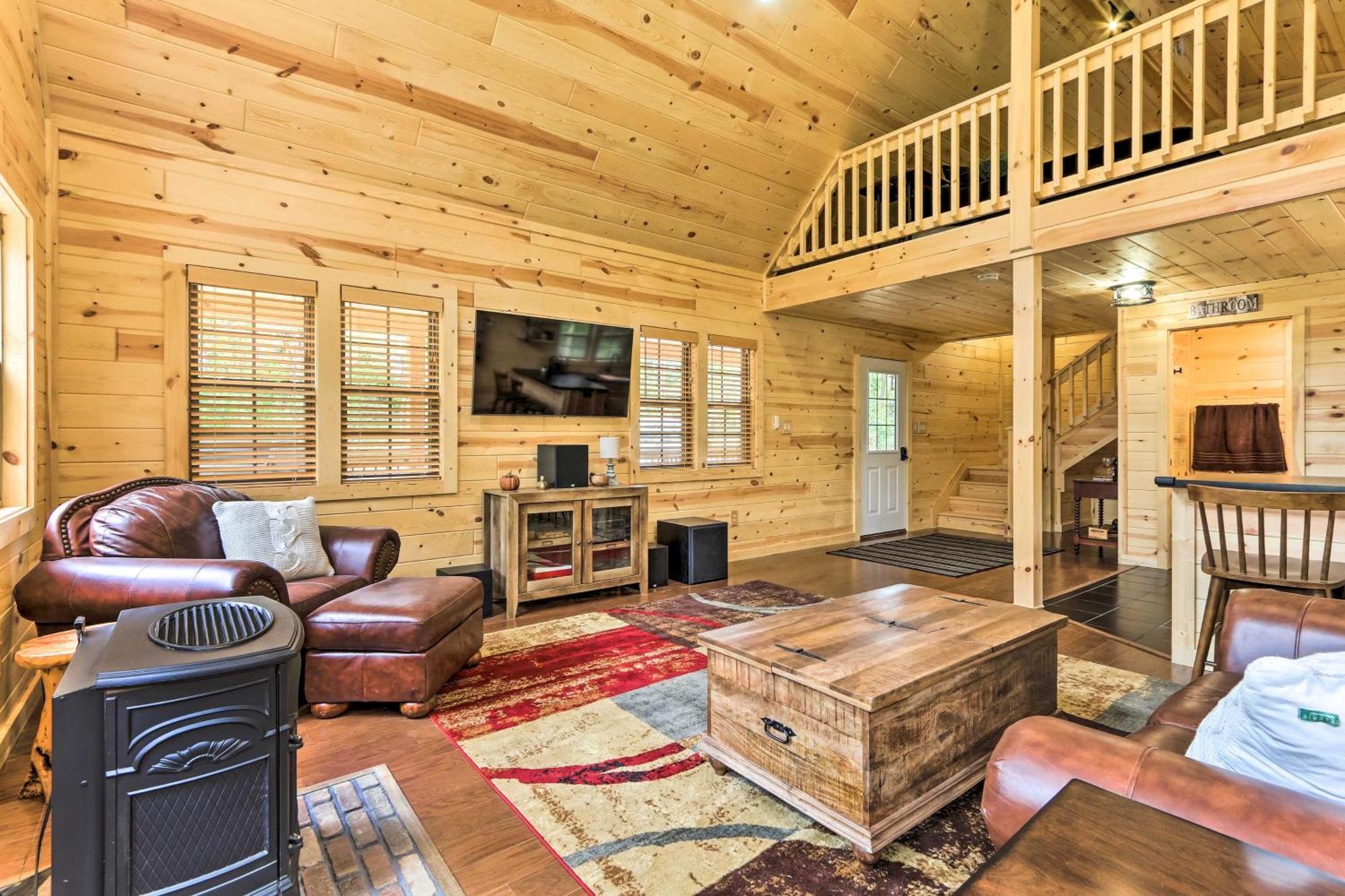 Idyllic Cabin In The Heart Of Hocking Hills Rockbridge Esterno foto